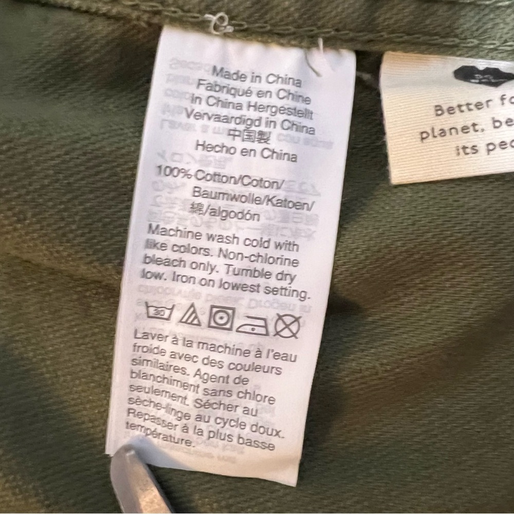 MADEWELL Dispatch Jacket Olive Army Green Military Style Canvas Size XS - Picture 13 of 15